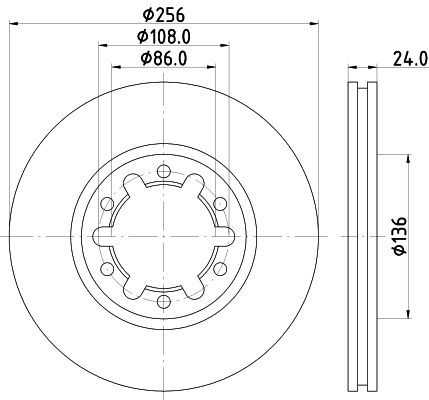 MINTEX Bremžu diski MDC1411