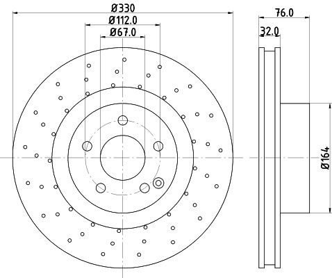 MINTEX Bremžu diski MDC1425