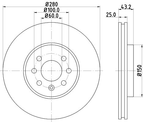 MINTEX Bremžu diski MDC1703