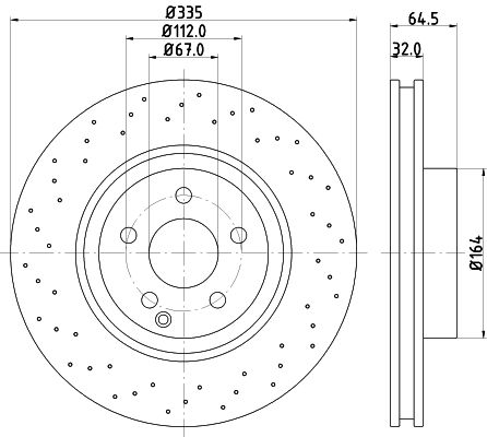 MINTEX Bremžu diski MDC1862