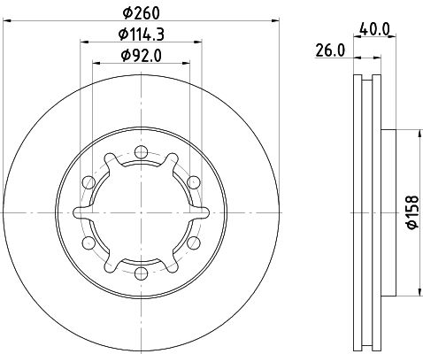 MINTEX Bremžu diski MDC2110