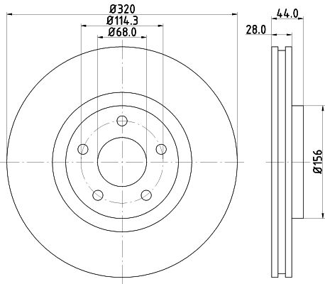 MINTEX Тормозной диск MDC2178