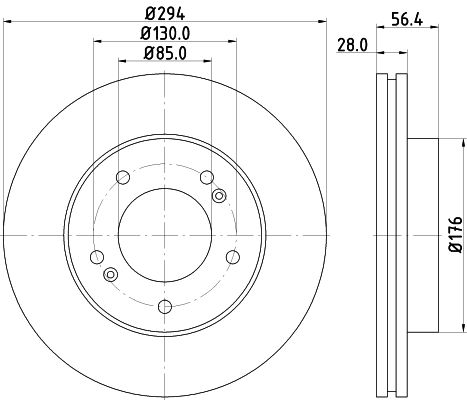 MINTEX Bremžu diski MDC2211