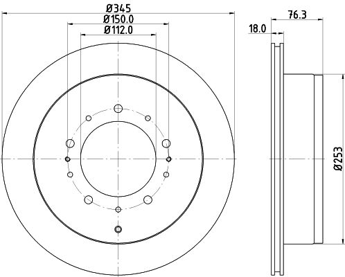 MINTEX Bremžu diski MDC2288