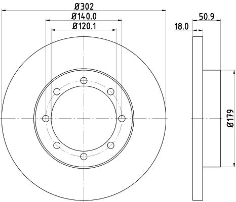 MINTEX Bremžu diski MDC2294