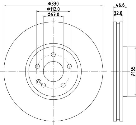 MINTEX Тормозной диск MDC2296