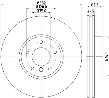 MINTEX Bremžu diski MDC2329