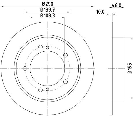 MINTEX Тормозной диск MDC2337