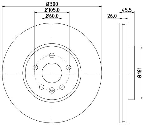 MINTEX Тормозной диск MDC2394