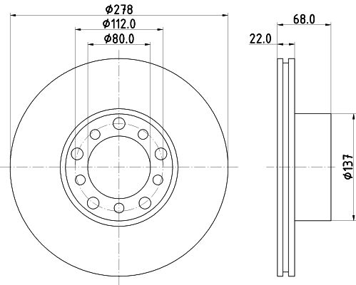 MINTEX Bremžu diski MDC252