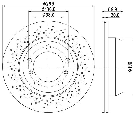 MINTEX Bremžu diski MDC2556