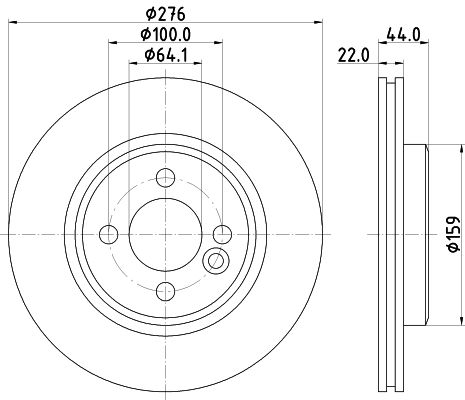 MINTEX Bremžu diski MDC2619