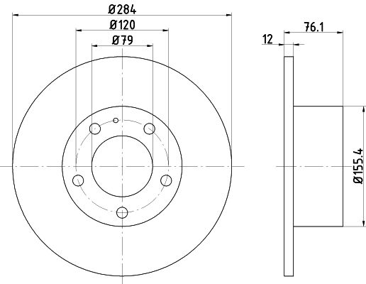 MINTEX Bremžu diski MDC270