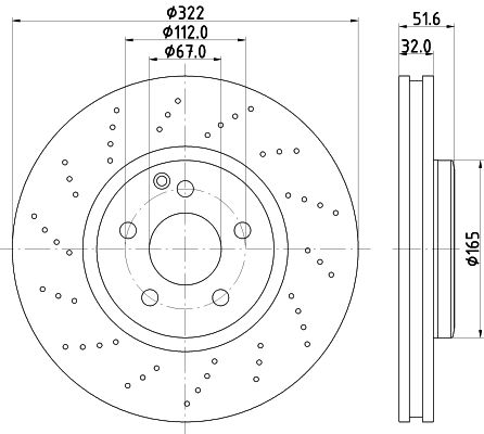 MINTEX Bremžu diski MDC2705