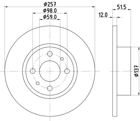 MINTEX Bremžu diski MDC388