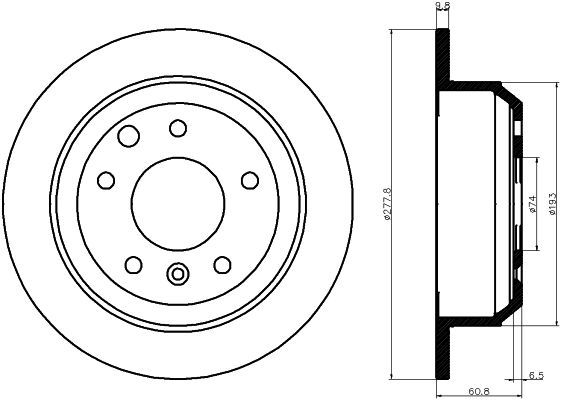 MINTEX Bremžu diski MDC447