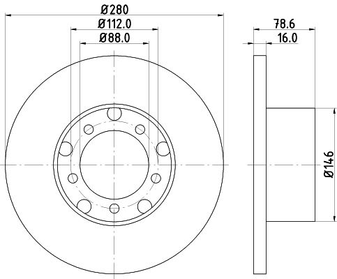 MINTEX Bremžu diski MDC465