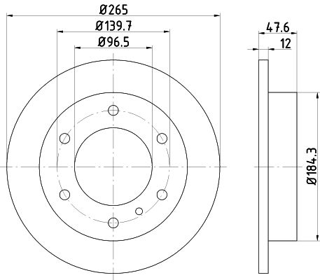 MINTEX Bremžu diski MDC771