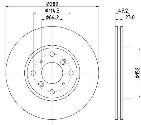 MINTEX Bremžu diski MDC779