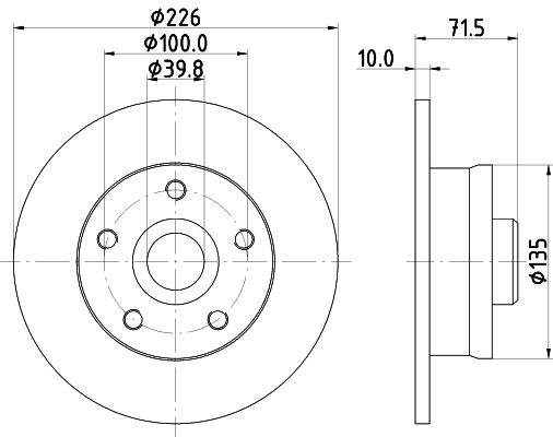 MINTEX Тормозной диск MDC787