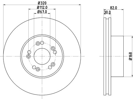 MINTEX Тормозной диск MDC793