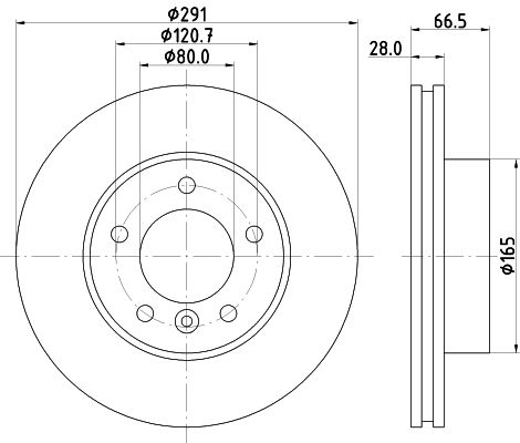 MINTEX Тормозной диск MDC796