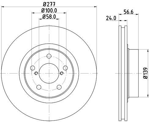 MINTEX Тормозной диск MDC804