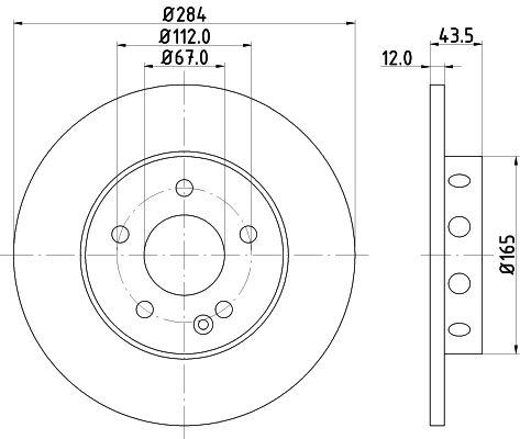 MINTEX Bremžu diski MDC806