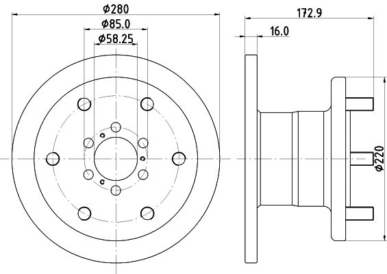 MINTEX Bremžu diski MDC837