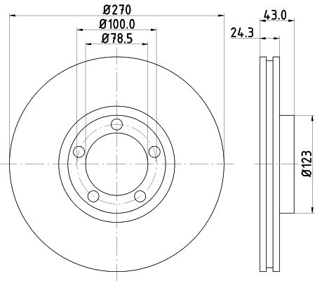 MINTEX Тормозной диск MDC997