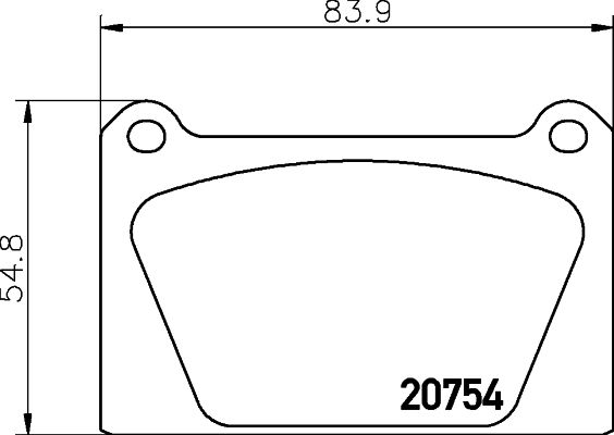 MINTEX Комплект тормозных колодок, дисковый тормоз MLB65