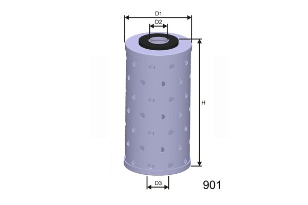 MISFAT Топливный фильтр C059