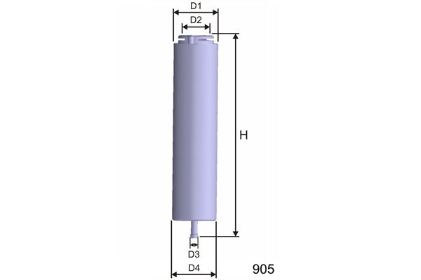 MISFAT Degvielas filtrs E101