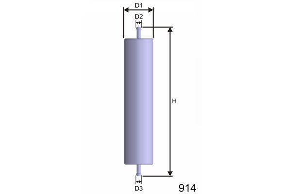 MISFAT Degvielas filtrs E508
