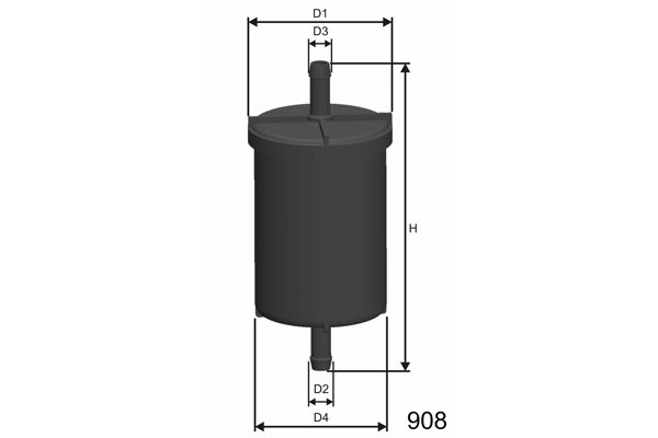 MISFAT Degvielas filtrs E529