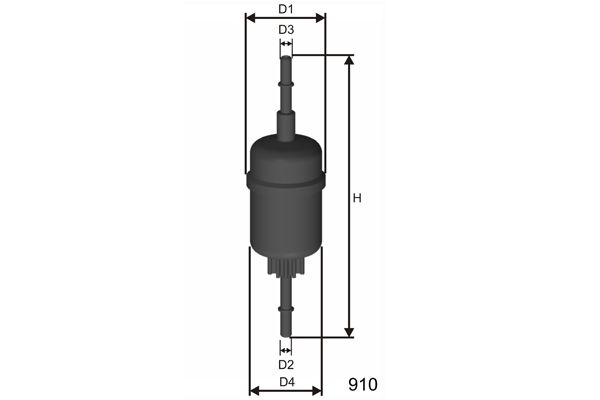 MISFAT Топливный фильтр E844