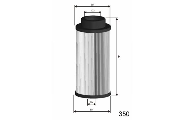 MISFAT Топливный фильтр F004