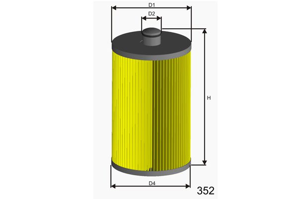 MISFAT Degvielas filtrs F012