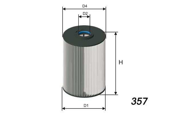 MISFAT Degvielas filtrs F020