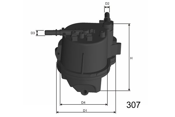 MISFAT Топливный фильтр F112A