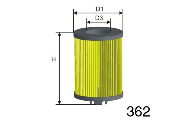 MISFAT Degvielas filtrs F130
