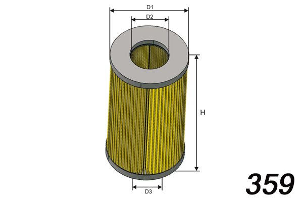 MISFAT Eļļas filtrs L054