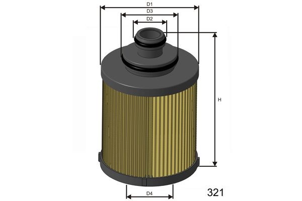 MISFAT Масляный фильтр L114