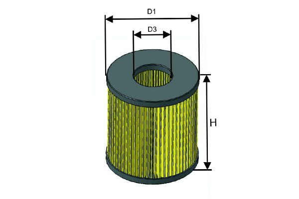 MISFAT Eļļas filtrs L143