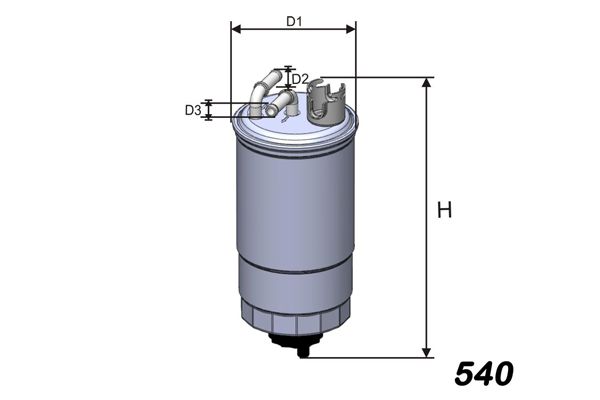 MISFAT Degvielas filtrs M275