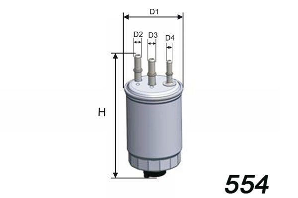 MISFAT Degvielas filtrs M294