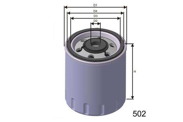 MISFAT Degvielas filtrs M321