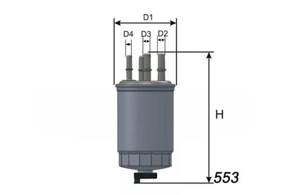 MISFAT Degvielas filtrs M331