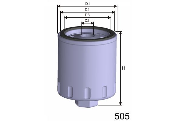 MISFAT Degvielas filtrs M333