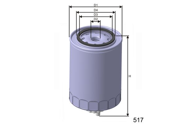 MISFAT Degvielas filtrs M350